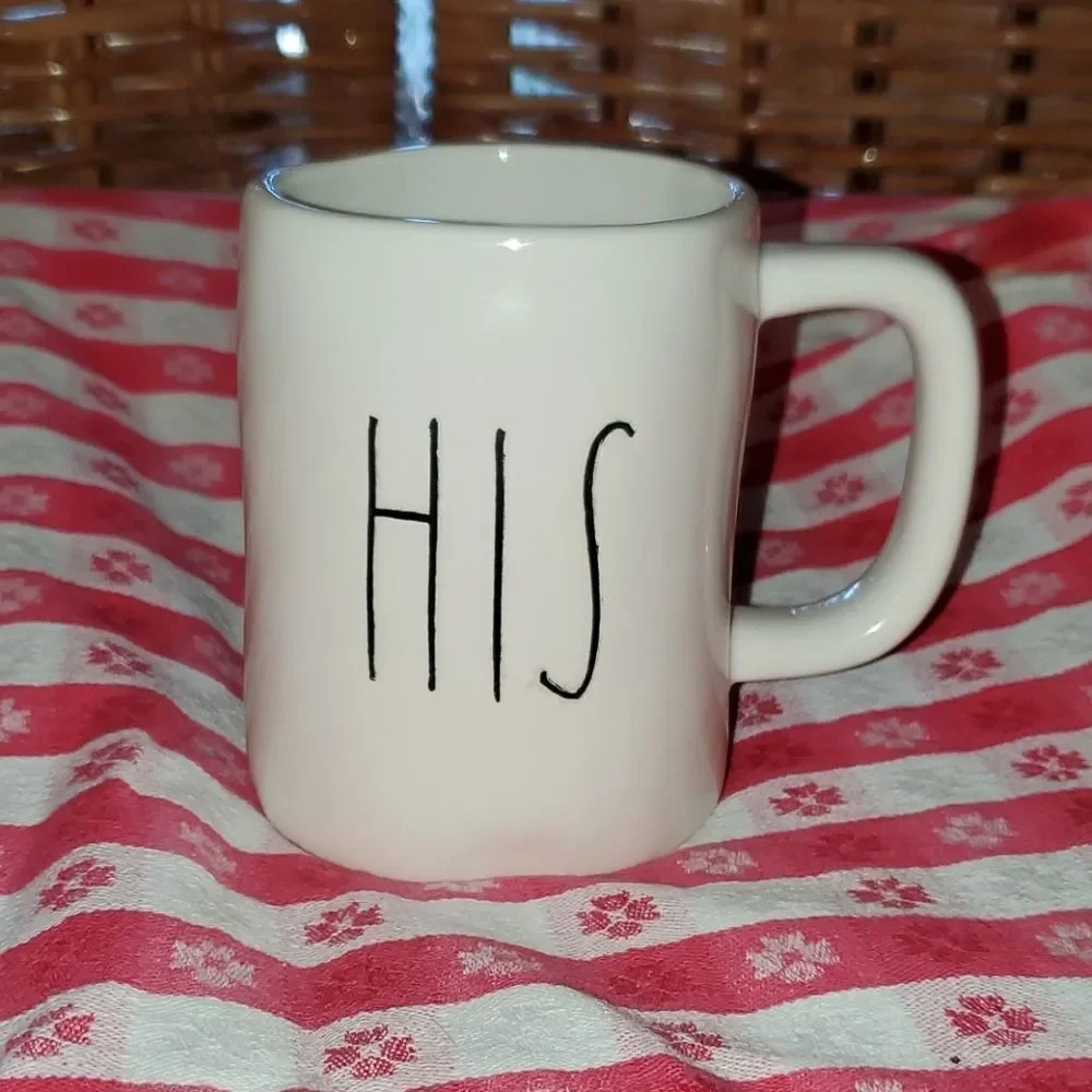 Rae Dunn by Magenta HIS Mug Cup NWT